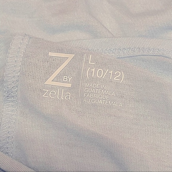 Z by ZELLA Girls Cross Back Tee Workout Athletic Short Sleeve Top Lt. Blue - MED - Picture 5 of 5